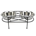 thumbnail image 1 of Mesh Elevated Double Dog Bowl - Small/Black, 1 of 1