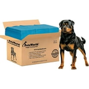 PetsWorld Extra Large Potty Pads for Dogs (30x36 inch) 150 Count, 5 Layer Disposable Pads