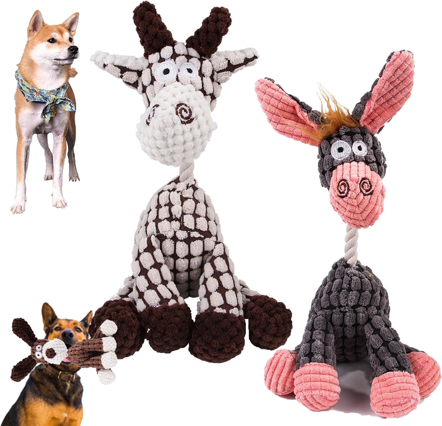 Petsboro Bitebuddy, 2024 New Indestructible Dog Toys, Resistant Squeaky Dog Toys For Heavy