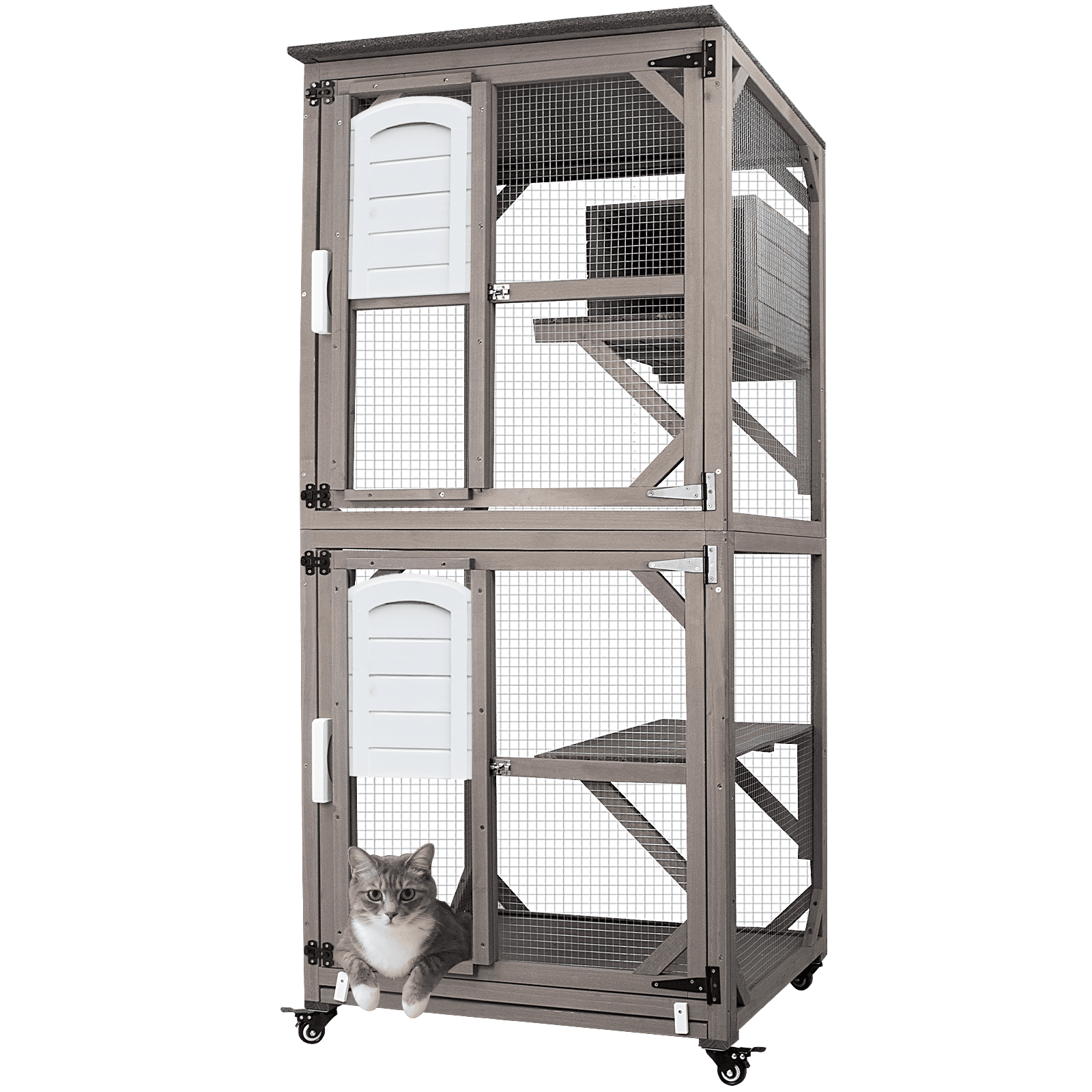 Petscosset Large Cat Enclosure Catio with Wheel Petscosset Large Cat Enclosure Catio with Wheel