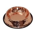 thumbnail image 1 of Petsentials Non-Skid Stylish Food Bowl for Your Pet, Premium Grade Stainless Steel - Elegant Bronze | Small, 18oz, 1 of 5