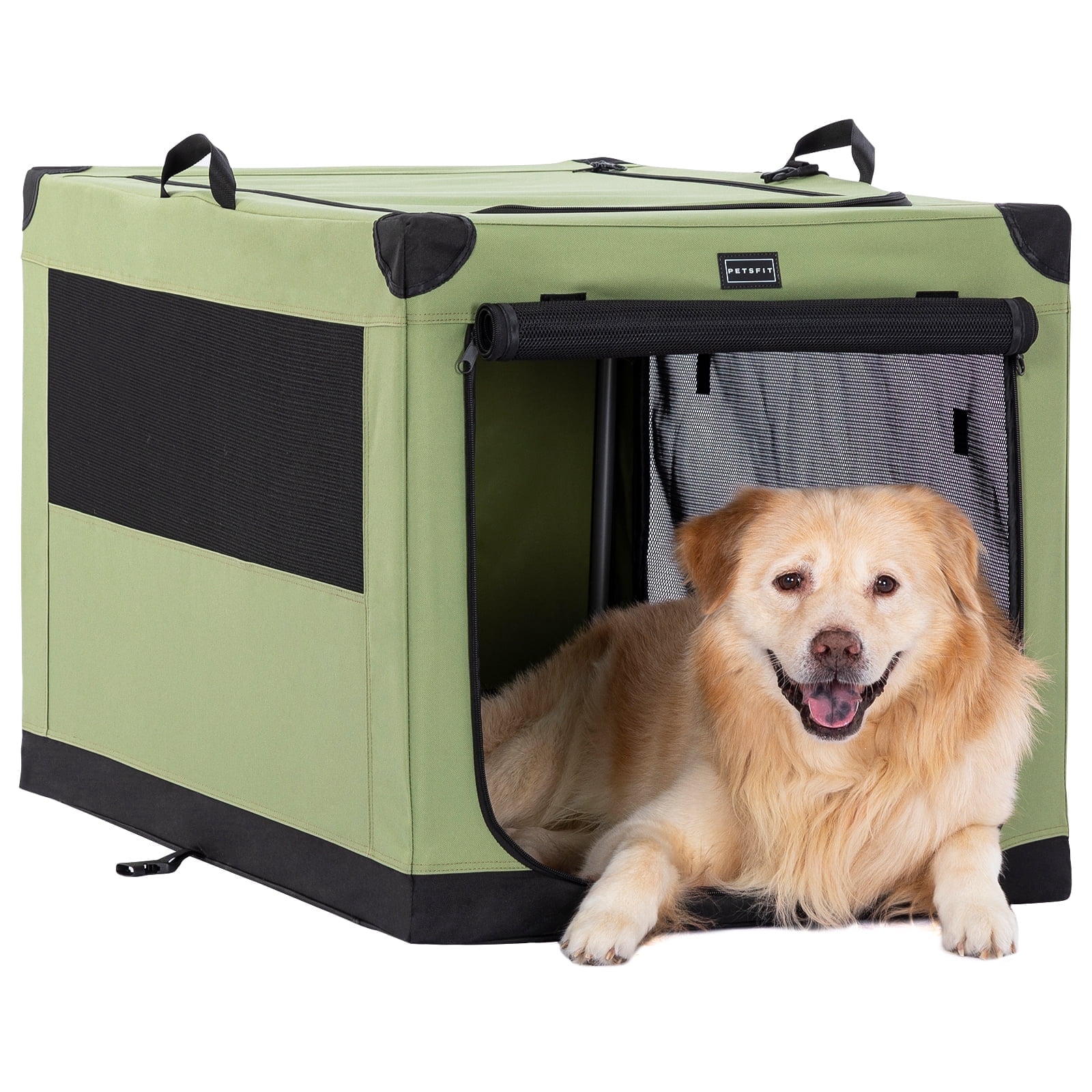 PETSFIT Soft Dog Crate, Dog Travel Crate - 36 Inch Lightweight, Easy ... - Soft Dog Crate For Easy Cleaning