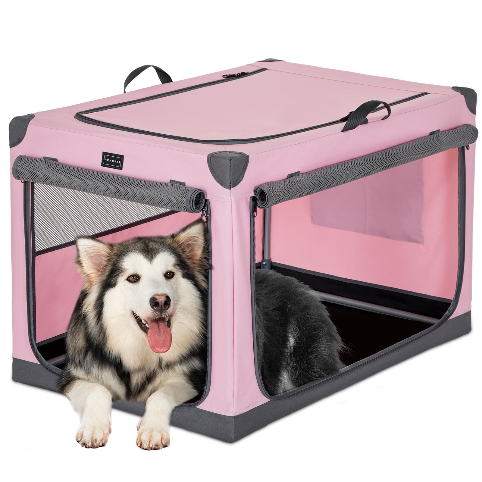 Collapsible fabric dog crate 2025