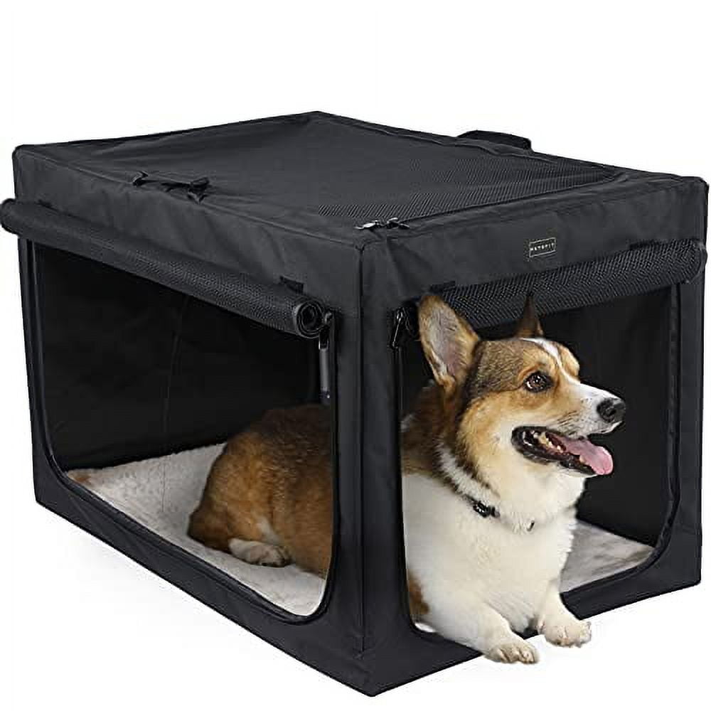 PETSFIT Portable Soft Collapsible Dog Crate Travel Soft Kennel