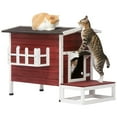 thumbnail image 1 of Petsfit Large Outdoor Cat House for 3 Adult Cats Waterproof, Outside Feral Cat Shelter with Escape Door & Stair Weatherproof, 1 of 7