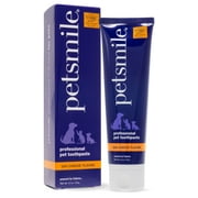 Petsmile VOHC Dog & Cat Toothpaste, Proven Plaque & Tartar Control, Say Cheese, 4.2 oz