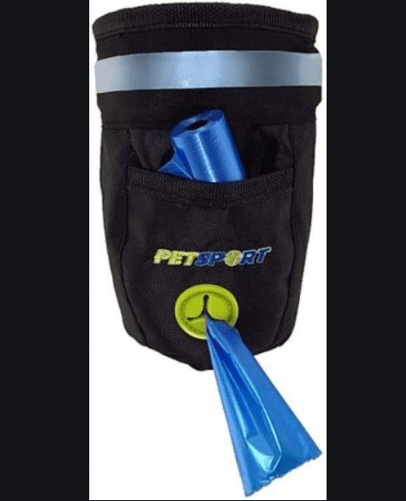 Petsport Biscuit Buddy Treat Pouch, Black, 3 cups Capacity