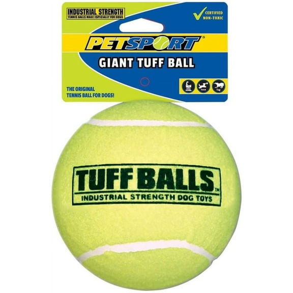 Petsport Giant Tuff Ball [Dog, Toys Rubber & Cressite] 1 count (4"D)