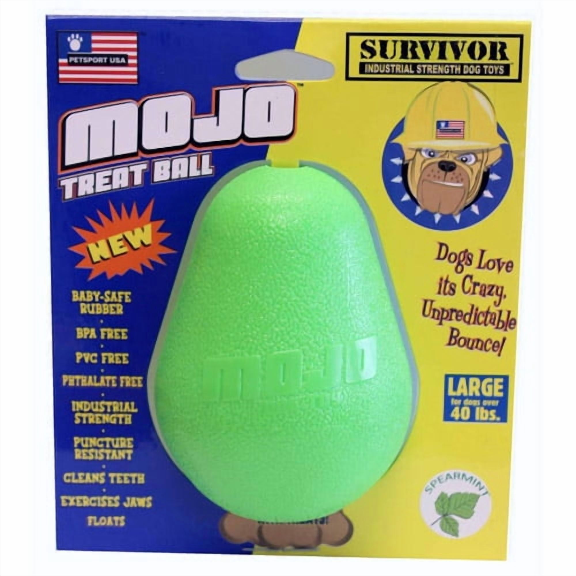 PETSPORT MOJO TREAT BALL FOR DOG