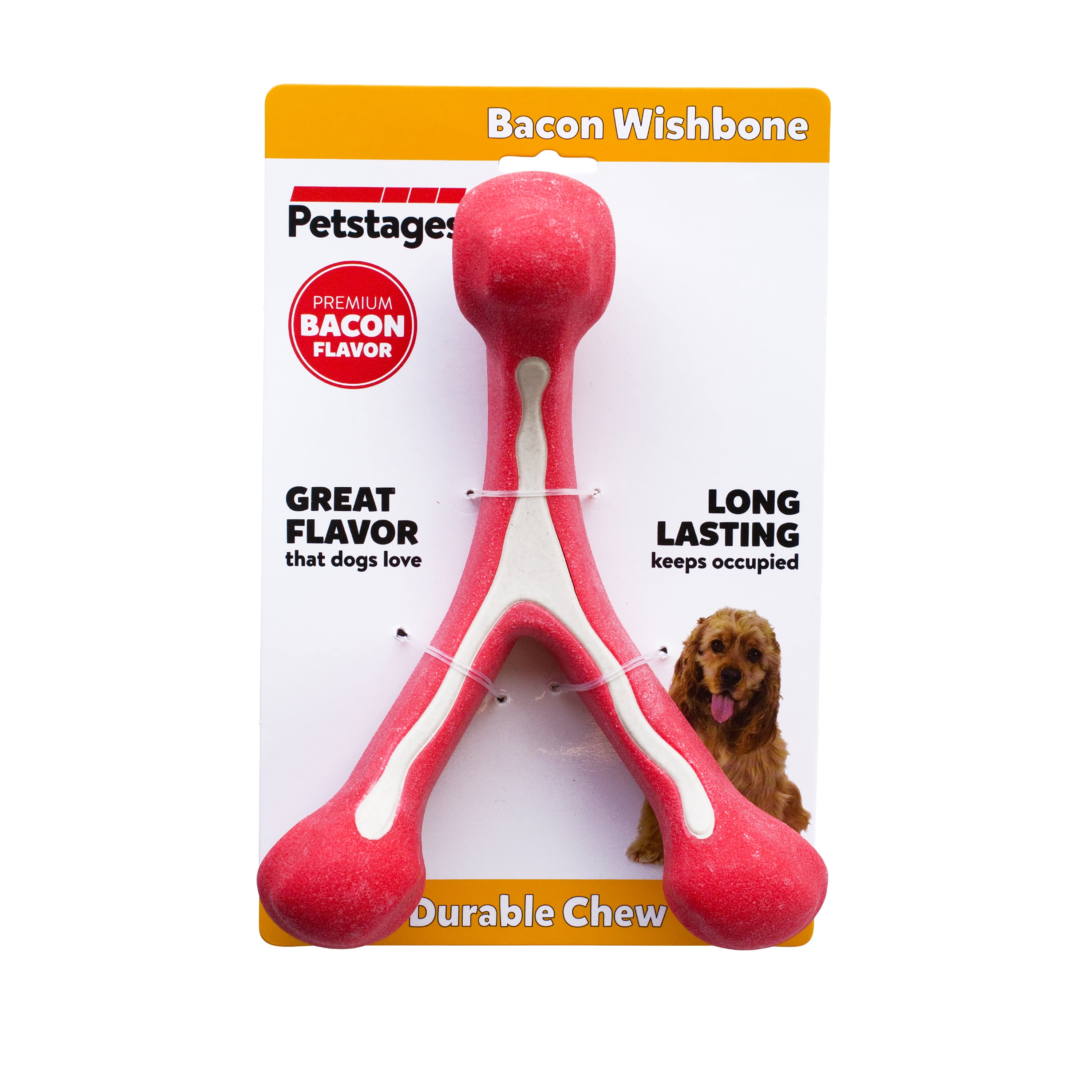 Petstages bacon store wishbone