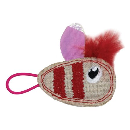 Petstages Bumble Bee Flinger Cat Toy, Pink, One-Size