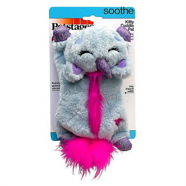 Petstages Cuddle Pal Plush Unicorn Cat Toy Purple One Size