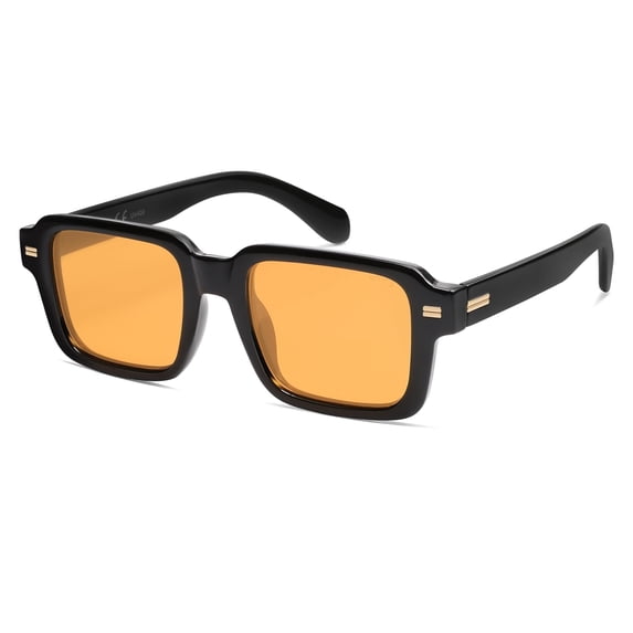 Pett Retro square polarized sunglasses for men and women