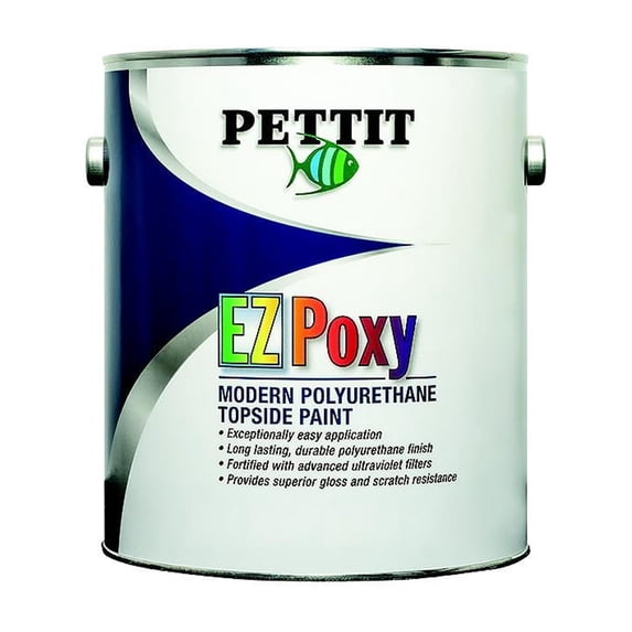 Pettit EZ-Poxy Polyurethane Topside Finish, Largo Blue-Qt