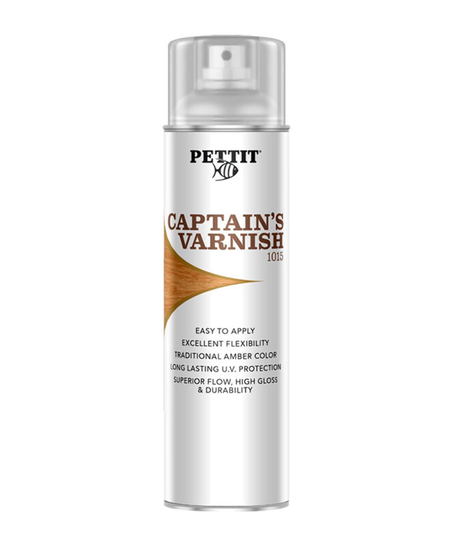 Pettit Marine Paint 1015 Captain's Varnish Amber Aerosol