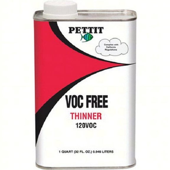 Pettit Paint 120VOCQ; 120 Voc Free Thinner Quart