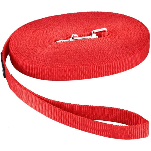 Pettom Dog Training Agility Lead Long Leash for Puppy Obedience Recall Training 30ft 50ft 65ft Easy to Hold for Play Fetch Camping Beach Backyard
