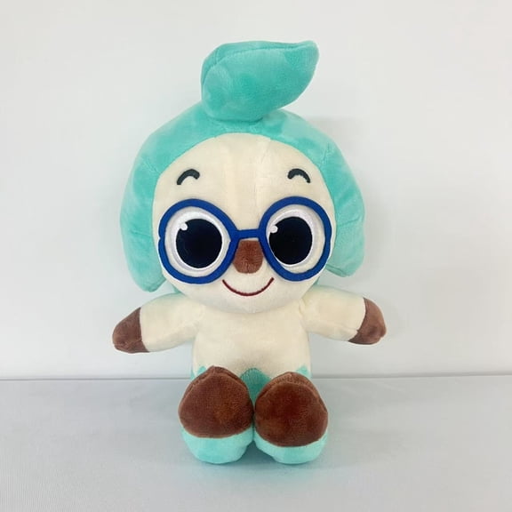 Petty Plush Cute Cartoon Character Huggable Plush Toy Soft Stuffed Animal Doll(Sky Blue-11.8In)