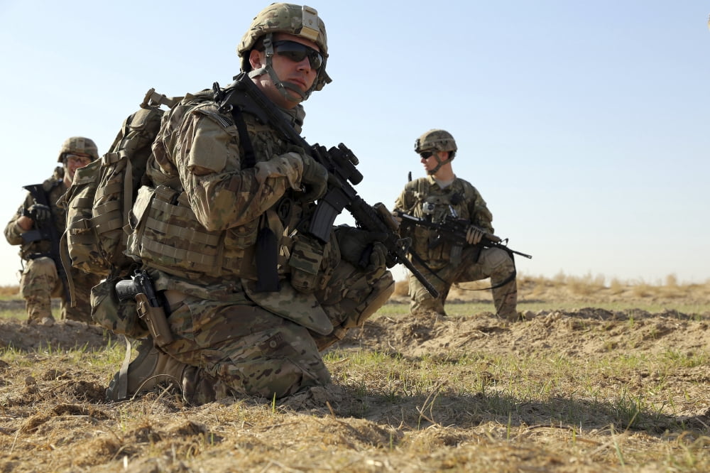 Petty officer takes a break with fellow team members Canvas Art - Stocktrek Images (35 x 23)