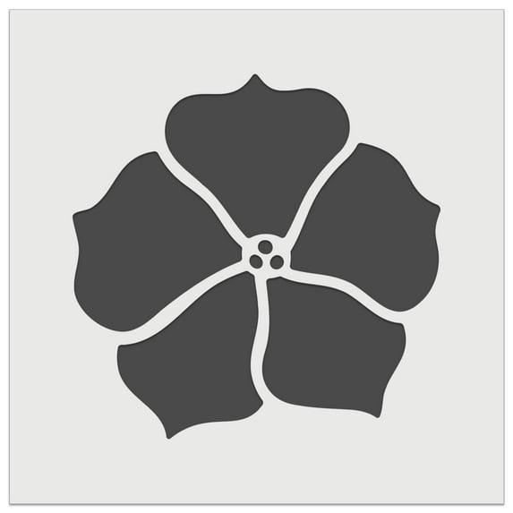 Petunia Annual Flower DIY Cookie Wall Craft Stencil - 3.5 Inch