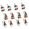thumbnail image 1 of Petunia and Gnorme Winter Fun Set of 12 Shower Hooks, 1 of 8