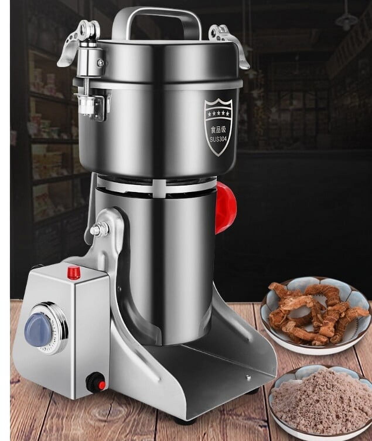 Petyoung 800g Electric Grain Grinder Mill Safety Upgraded High-speed 