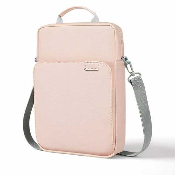 Petyoung 9-11" Tablet Sleeve Bag Case with Shoulder Strap for iPad 10.2 2021-2019, iPad 10th 2022, iPad Air 5/4 10.9, iPad Pro 11 2022-2018, Galaxy Tab S9/S8/A8/A7 2023, Pink