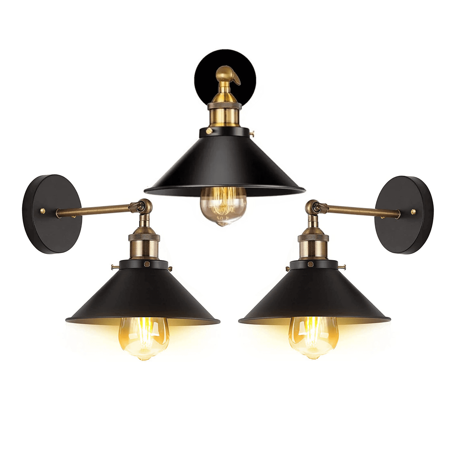 Petyoung Vintage Wall Sconces, Industrial Sconces Wall Lighting