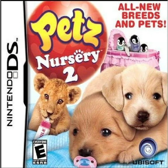 Restored Petz Nursery 2, by Ubisoft, Nintendo DS, Pets, Kids, Animal