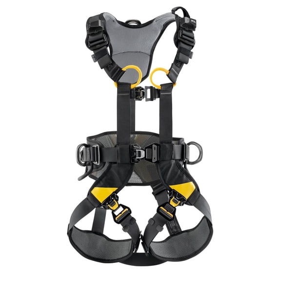 Petzl Fall Arrest And Work Positioning Harness Wind Power Industry, Ansi, Csa Waist 70-93 Cm