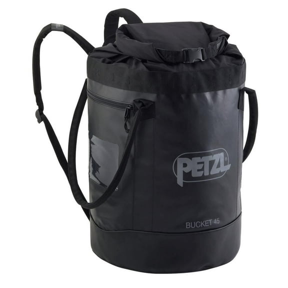Petzl Freestanding Rope Bag Large-Capacity 45L Black