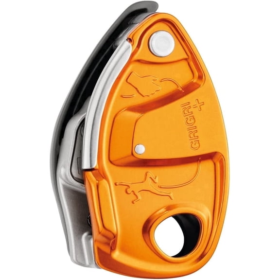 Petzl GRIGRI Belay Device With Cam Assisted Blocking One Size Orange : Petzl