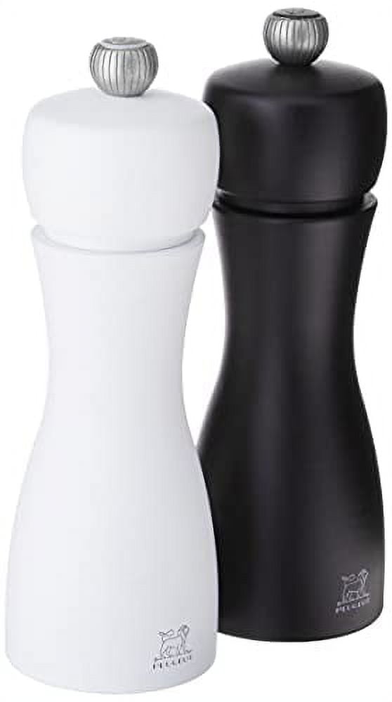 Tower Electric Duo Salt & Pepper Mill Battery Adjustable Ceramic Grinder -  White