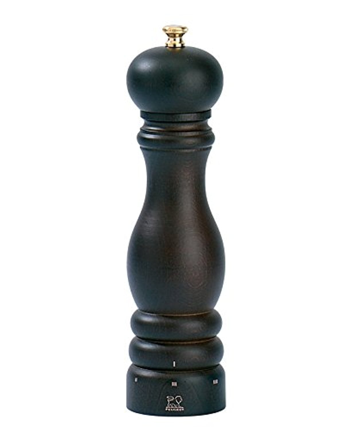 Chocolate Beechwood 9-Inch Adjustable Pepper Mill