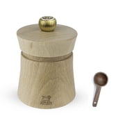 Peugeot Baya Natural Salt Mill Gift Set 3", Chocolate With Wood Spice Scoop