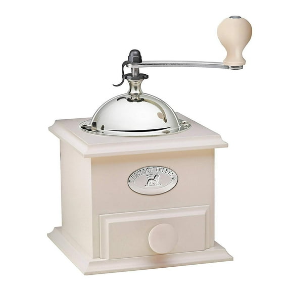 Peugeot 31176 Cottage Coffee Mill, 8-1/4" x 5" x 5", Ivory