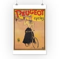thumbnail image 1 of Peugeot Cycles Vintage Poster (artist: Lucas) France c. 1897 (12x18 Art Print, Wall Decor Travel Poster), 1 of 1