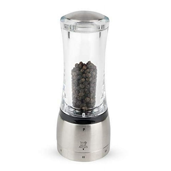 Peugeot Daman U'Select Shaftless 6.5 Inch Pepper Mill, Stainless Steel
