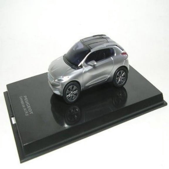 Peugeot HR1 Concept Car (Salon de Paris 2010) in Silver (1:43 scale) Diecast Model Car