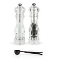 thumbnail image 1 of Peugeot Nancy Inch Salt & Pepper Mill Gift Set, Acrylic - With Stainless Steel Spice Scoop/Bag Clip (8.75 Inch), 1 of 1
