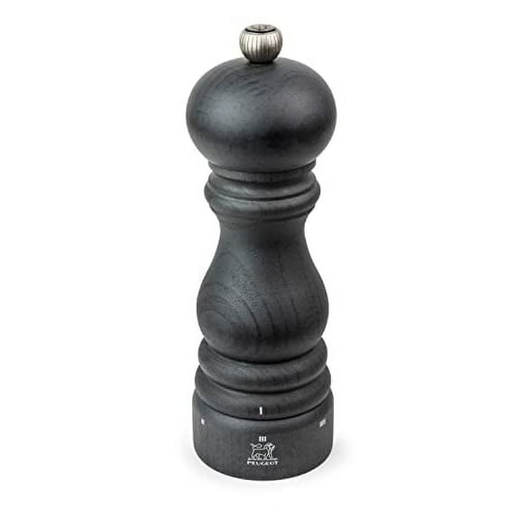 Peugeot - Paris u'Select Manual Pepper Mill - Adjustable Grinder - Beechwood, Graphite Finish