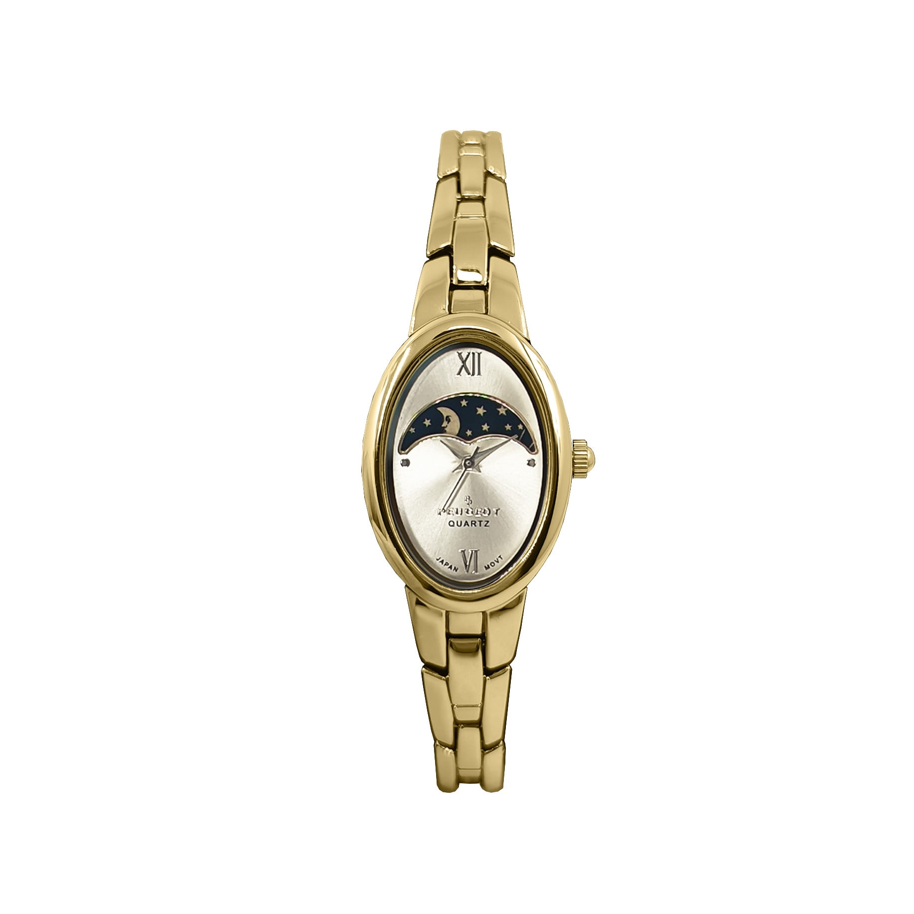 Vintage Peugeot Gold Tone Bracelet Watch 24mm Women’s Quartz Extra Links Vintage Peugeot Two Toned Cable Cord Bracelet Women Watch | eBay main image 3