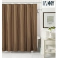 thumbnail image 1 of Peva Plastic Shower Curtain Liners With Magnets By Victoria Classics - Chocolate, 1 of 1