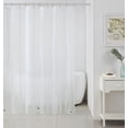 thumbnail image 1 of Peva Plastic Shower Curtain Liners With Magnets By Victoria Classics - Frosty Clear, 1 of 1