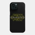 thumbnail image 1 of Pew Pew v2 Protective Cover for iPhone 11–17 Pro Max Funny Retro Style Case, 1 of 2