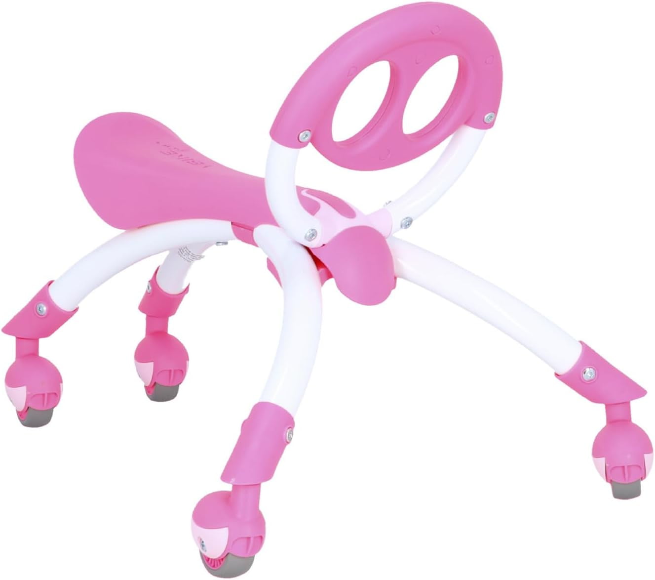 Pewi Ybike Ride On Toy and Walking Buddy Baby Walker, Pink