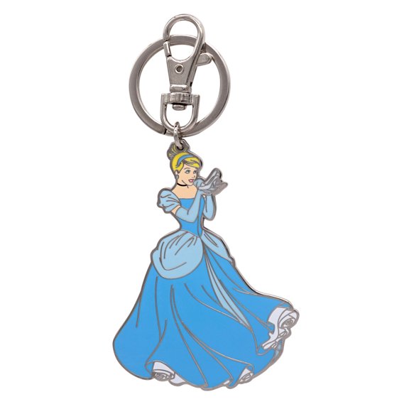 Pewter Colored Key Ring - Cinderella