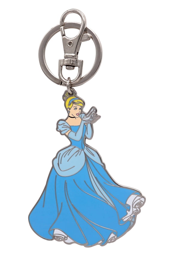 Pewter Colored Key Ring - Cinderella