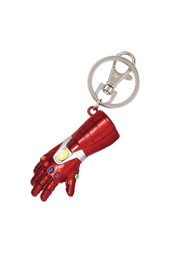 Pewter Colored Key Ring - Infinity Saga (M) - Iron Man Gauntlet
