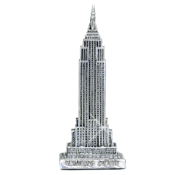 Pewter Empire State Building Statue 6 Inches